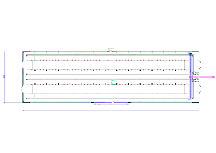 Коровник привязного содержания на 200 голов 