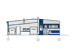 Животноводческий комплекс молочного направления  на  2400 голов с доильным залом 
