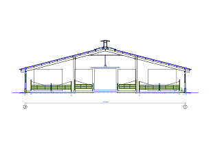 Телятник на 1360 мест 