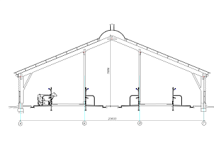 Коровник на 200 голов